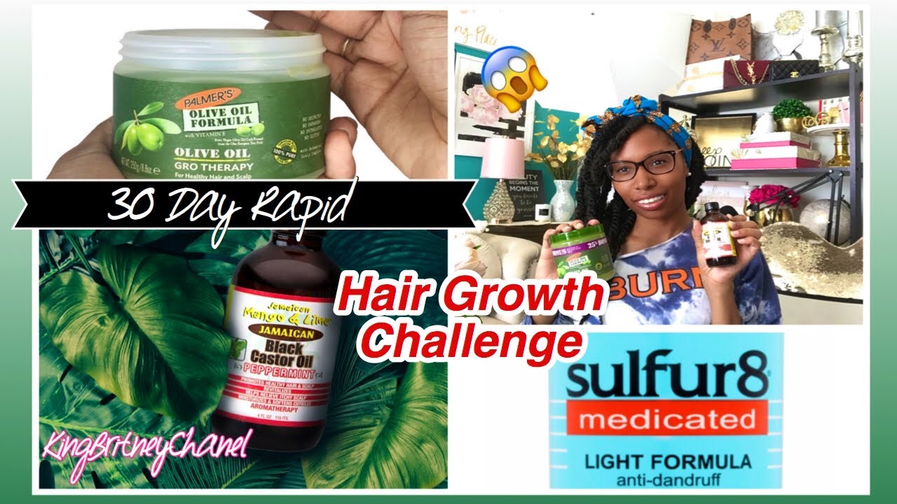 30 Day Fast Hair Growth Challenge Sulfur 8, Jamaican Mango & Lime