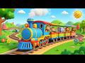 Train Choo Choo Song 🚂🎶 | Fun Kids Train Nursery Rhyme | Adventure Learning Song