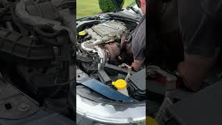 Saab 9-3 Aero 2.8 V6 Downpipe Removal