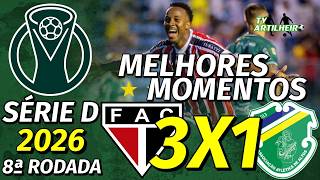 [Série D '26] 8ª Rodada | Ferroviário 3 X 1 Altos/PI | Melhores Momentos | TV ARTILHEIRO