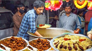 World Famous Hyderabadi Dum Biryani In Vijayawada | हैदराबादी दम बिरयानी | Street Food