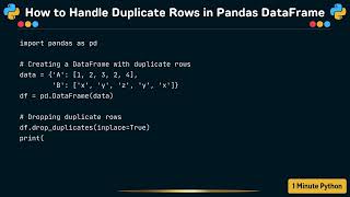 How to Handle Duplicate Rows in Pandas DataFrame