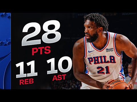 Joel Embiid Fills Up the Stat Sheet With a Triple-Double 🔥 | October 24, 2026
