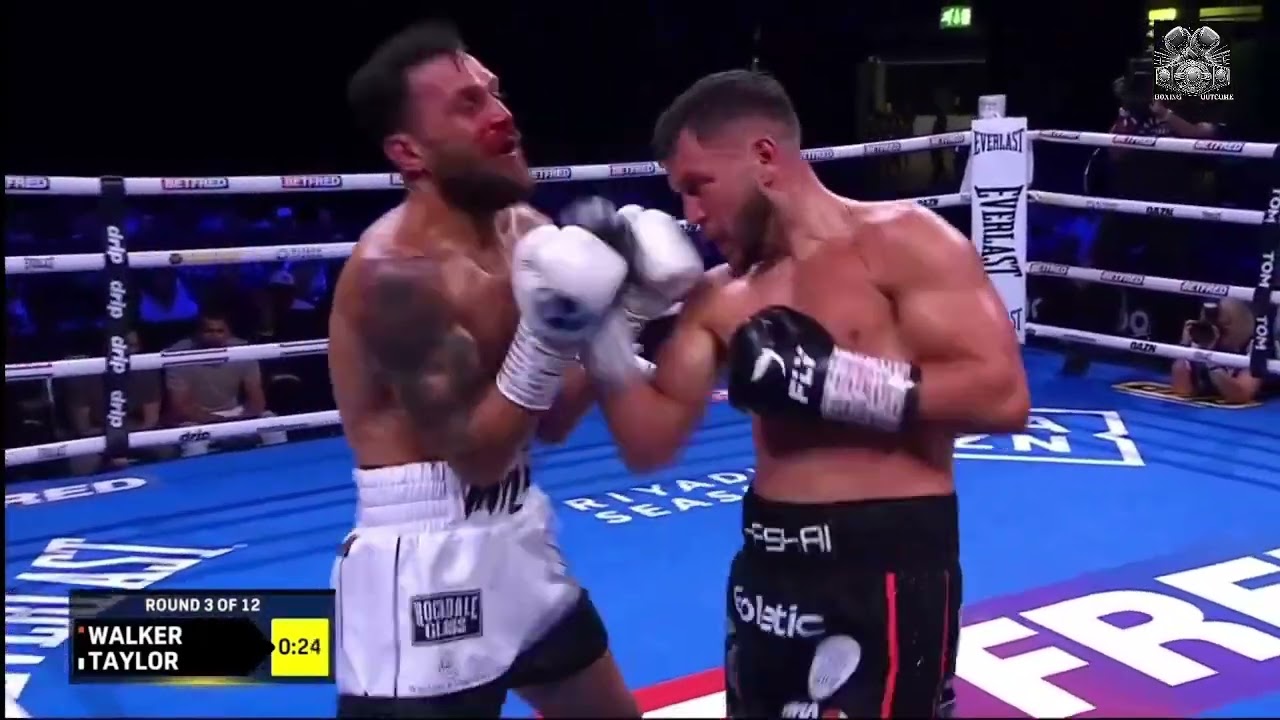 Conah Walker KOs Liam Taylor in the 7th Round to Retain the British Welterweight Title.