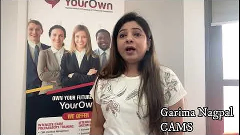 Proud Achievement - Student Success Story - Garima Nagpal | CAMS | YourOwn Institute | Dubai