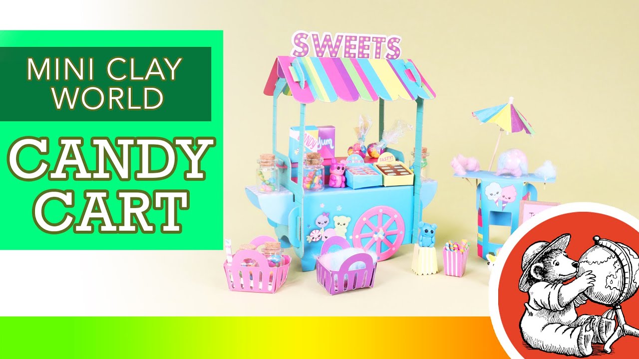 Mini Clay World Candy Cart | Henry Bear's Park
