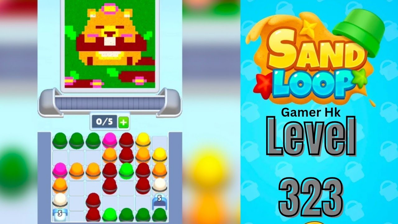 Sand loop level 323 Walkthrough Solution 
