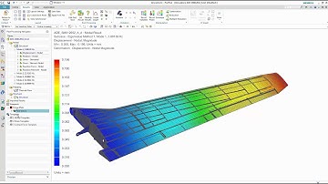 Simcenter 3D - Structural performance analysis on wing design #HowToSimcenter3D