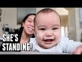 Leah is Standing!!! - itsjudyslife