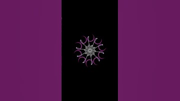 #Trippy 10-armed machine animation perfect loop.  #tracers #creativecoding