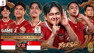 INDONESIA VS SGP | GAME 2 | 2026 Asian Games Esports Events Mobile Legends: Bang Bang Qualifiers INDONESIA VS SGP | GAME 2 | 2026 Asian Games Esports Events Mobile Legends: Bang Bang Qualifiers