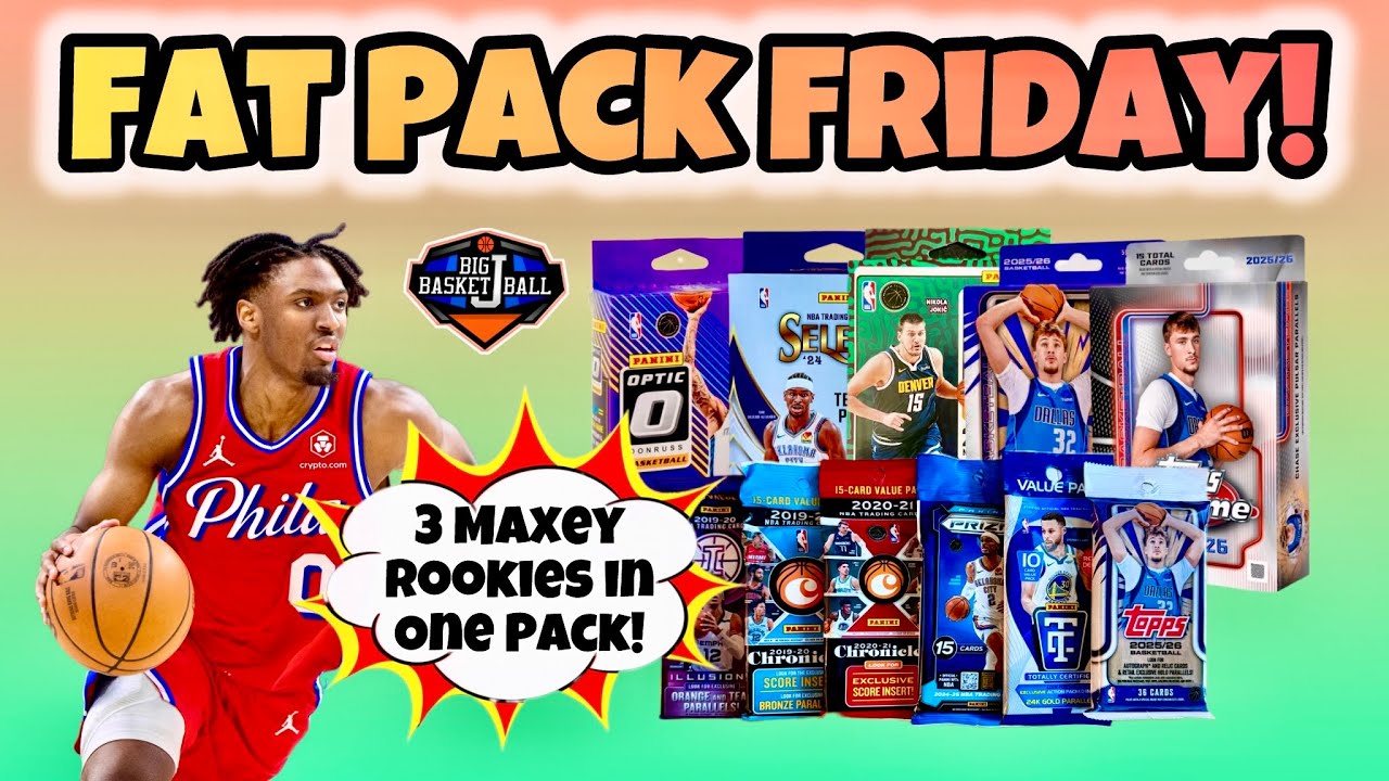 *FAT PACK FRIDAY!* Ripping Panini & Topps Fatties & Hanger Boxes 🔥 THREE Maxey RCs in ONE Pack!