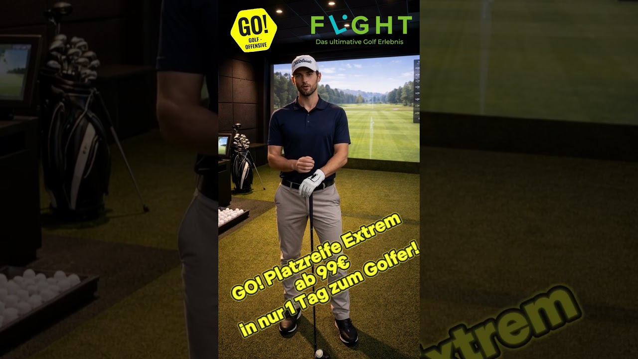 GO! Platzreife Extrem! im Flight-Golf nahe Frankfurt!