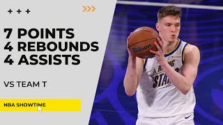 Dalton Knecht 7 Points, 4 Assists, 4 Rebs vs Team T - Feb 14, 2025 I Rising Star Semi-Final