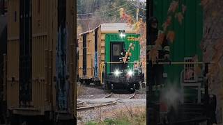 Shoving Platform Blows Horn Through Town!