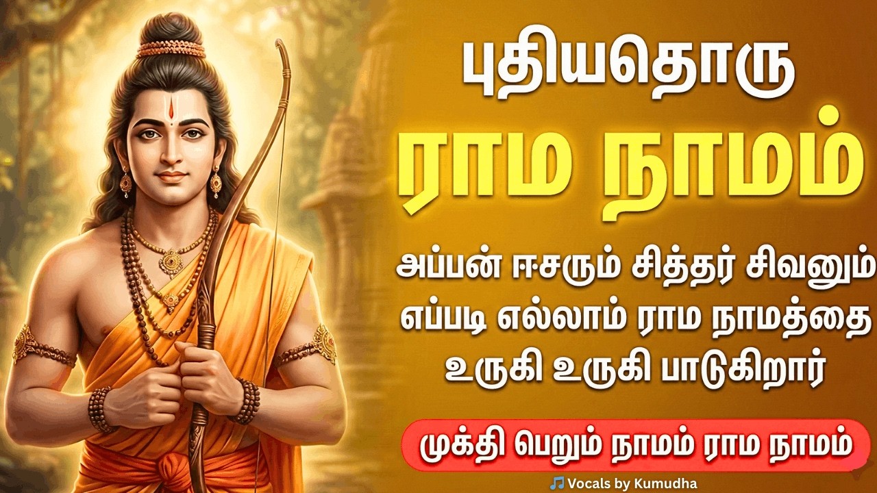 ராம நாமத்தை சித்தர் எப்படி எல்லாம் ரசிக்கிறார் புகழ் பாடுகிறார் | Rama Nama Siddhar Bhakti | Sri Ram