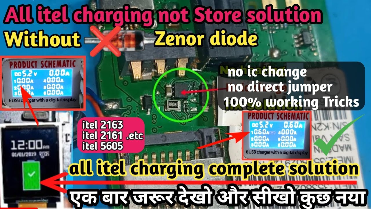 Itel 2163 Charging not Store | All Itel Charging not Store Problem | Itel Charging Complete Problem