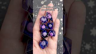 How do I make my planet dice “balanced”? 🪐✨ #art #craft #dnd #ttrpg #handmade #resin #gaming #wip