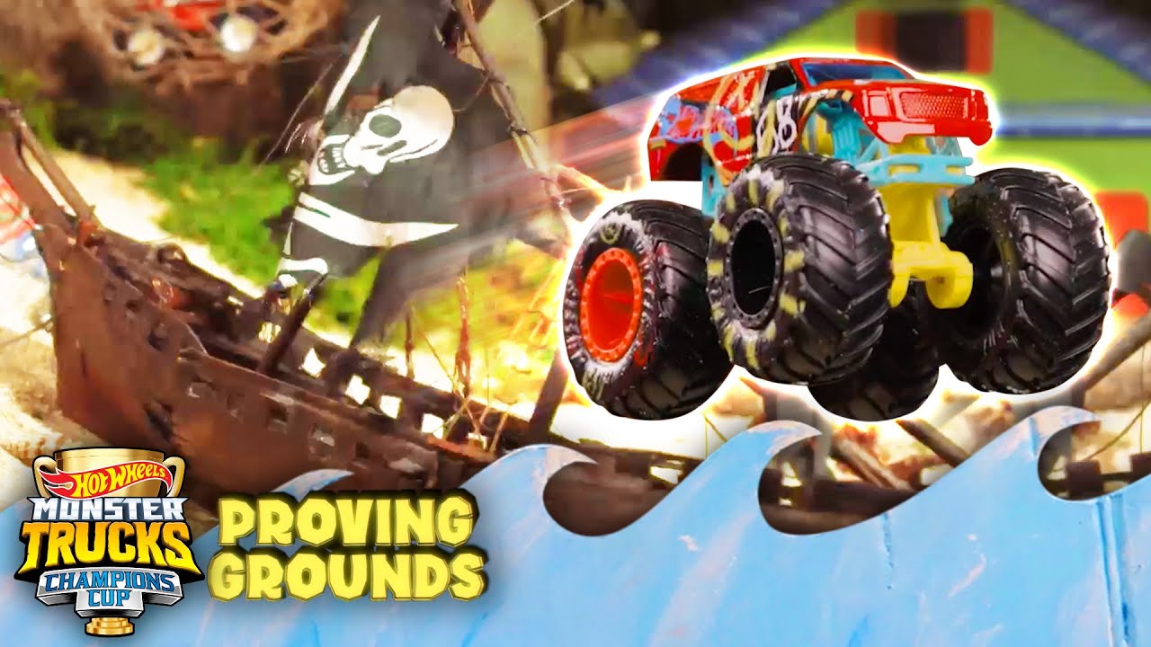 Czy Monster Trucks przetrwają szalone wyzwanie? @HotWheelsPolska