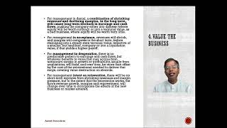 Chapter/Session 13: Valuing and Pricing Declining Firms