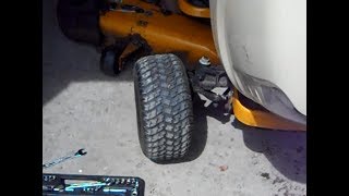 How to Adjust Wheel Alignment on your Cub Cadet - MTD and others!