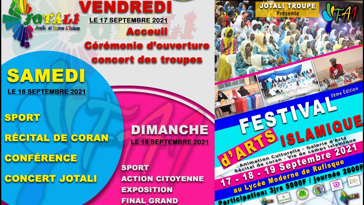 3ème Édition Festival d'Arts Islamique de JOTALI