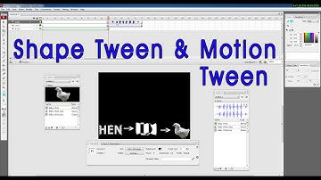 Shape Tween in flash cs3 | Motion and Shape Tweening