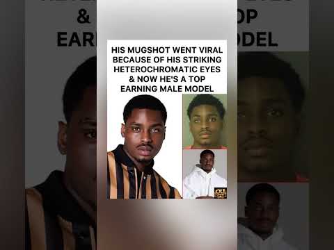 Prison Bae to Runway King 👁️#PrisonBae #MekhiAlanteLucky #Heterochromia #viral #trending #shorts