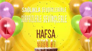 HAFSA - İyi ki Varsın İyi ki Doğdun Hafsa