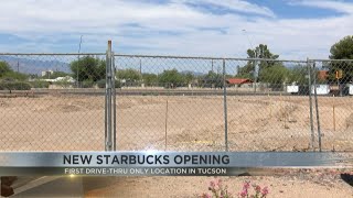 Construction of first drive-thru-only Starbucks is underway