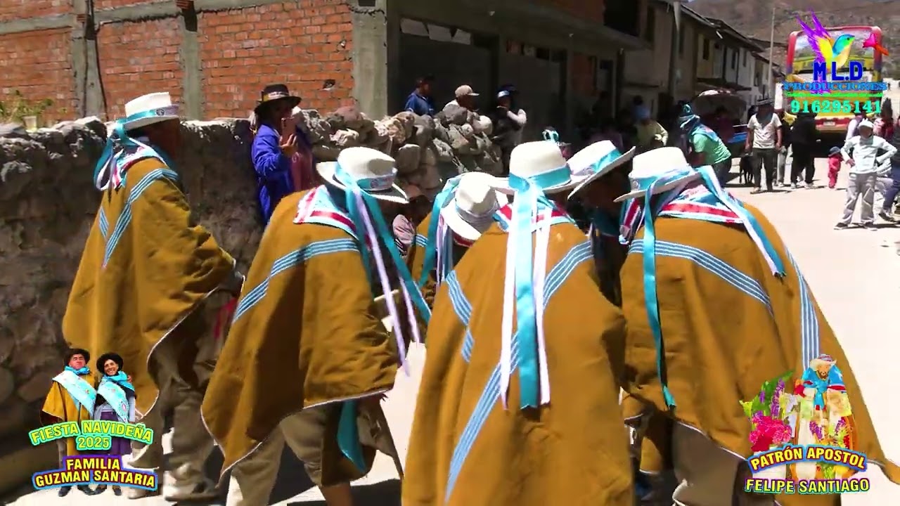 PARTE 8 FIESTA NAVIDEÑA 2025 FAMILIA GUZMAN SANTARIA CHIPAO LUCANAS AYACUCHO