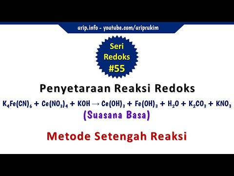 Video Metode IE/SR, Penyetaraan #55: K4Fe(CN)6 Ce(NO3)4 KOH... - youtube