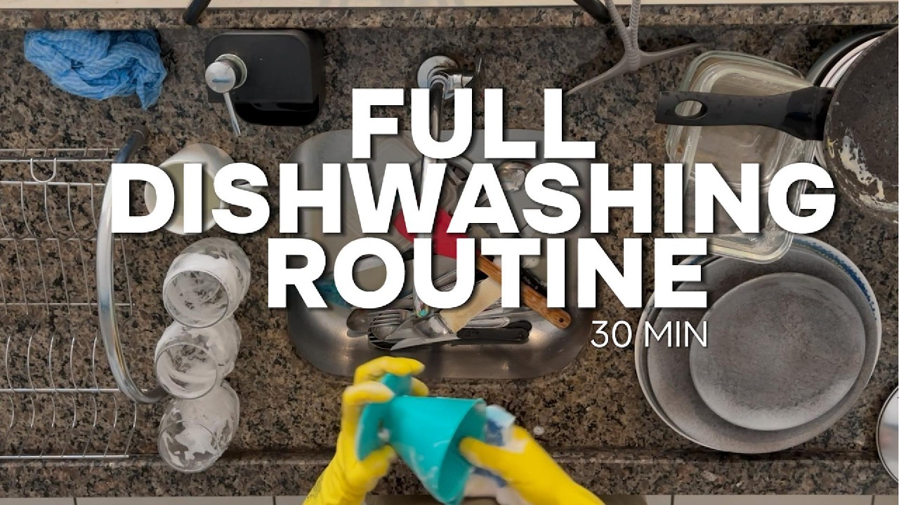 30 Minutes of Dishwashing ASMR | Wash, Dry & Put Away