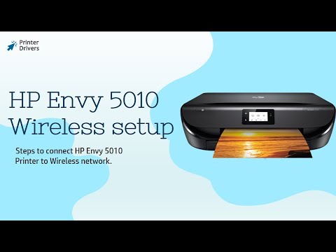 HP Envy 5010 wireless setup | Connect your HP Envy 5010 to a WiFi network