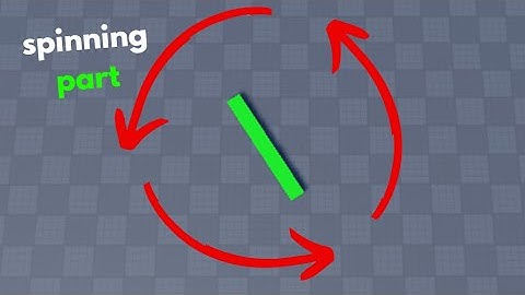 how to make spinning part in roblox studio