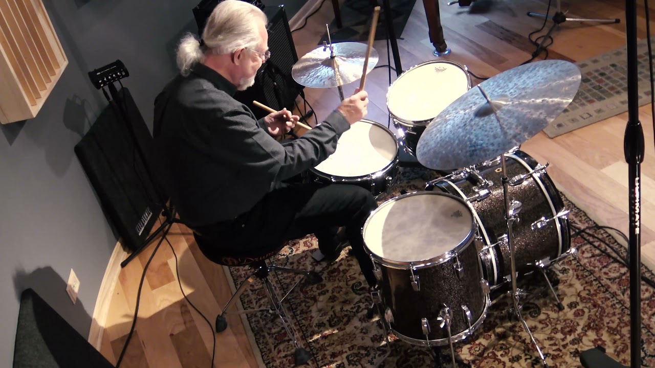 Ludwig 12/14/12x18/5x14" Jazz Fest Black Galaxy Sparkle