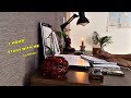 STUDY WITH ME, 1 hour | Background noise, Rain Sounds, No break, No Music