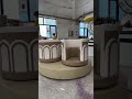 Modern Soft Play Spinner Seat | Neutral Beige Kids Playground Equipment by Globalltoy