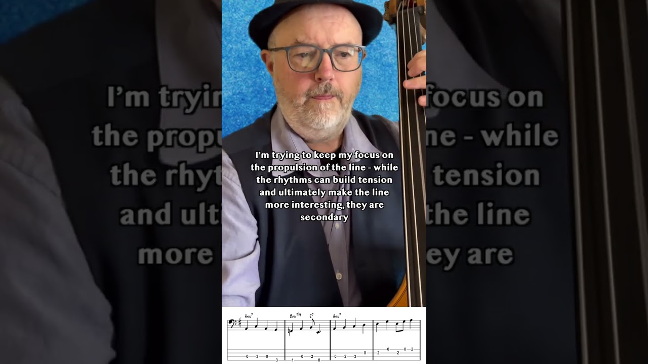 Jazz Bass Lines With Tabs:  Rhythm & Bass Function On Out Of Nowhere By Charlie Parker