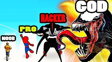 NOOB vs PRO vs HACKER vs GOD in Pull Hero (ALL LEVELS!)
