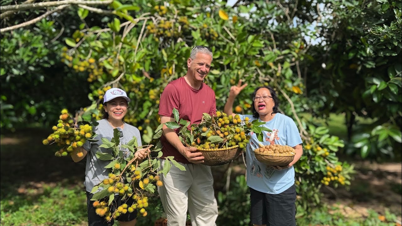 ANH TÂY REVIEW HOMSSTAY LONG KHÁNH QUÊ EM VƯỜN TRÁI CÂY QUÁ CHÂN THẬT 