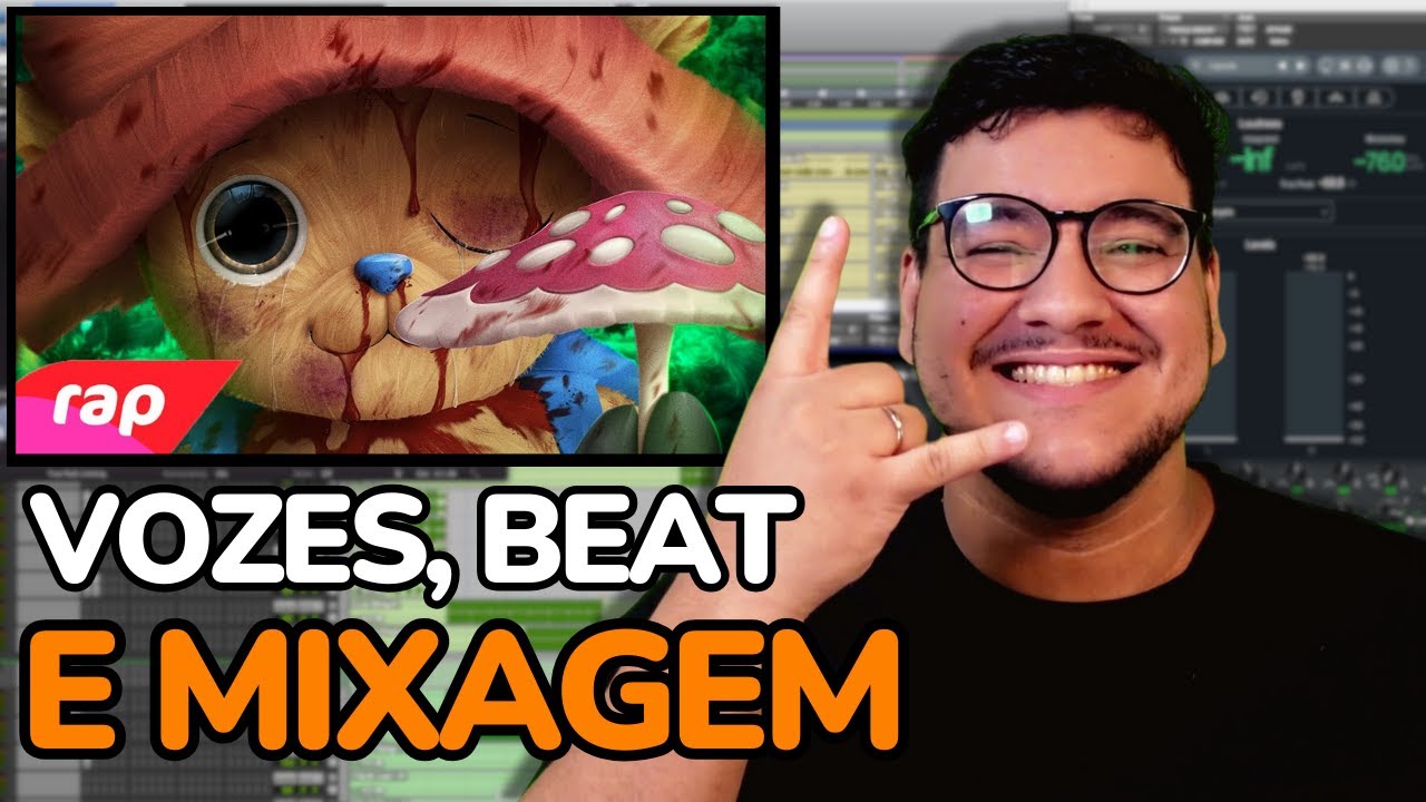 VOZES, MIX E BEAT Rap do Chopper (One Piece) SOU UM MONSTRO NERD
