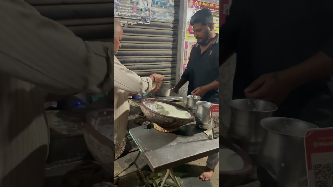 Famous curd at warangal 