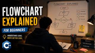 Flowchart Explained for Beginners | شرح الفلوشارت من الصفر + أمثلة C++