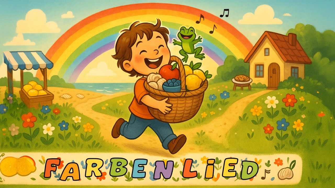 Farbenlied 🌈🎶 | Buntes Kinderlied über alle Farben der Welt | Lieder-Zwerg