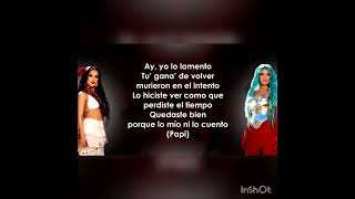 Karol G - Becky G ( Himno-Mami / Letra)