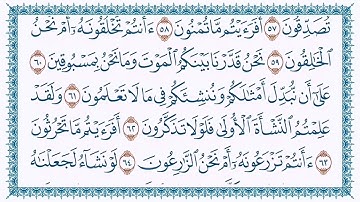 سورة الواقعة من 51 إلى 76 القارئ هزاع البلوشي