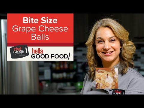 Bite-Sized Grape Cheese Ball Appetizers