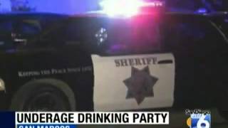[ARCHIVE] San Marcos Social Host Arrest News Feature - San Diego County Sheriff's Department