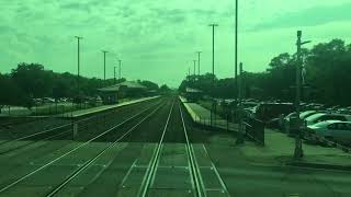 Metra UP-W line Glen Ellyn-Elmhurst cab ride!!!